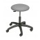 Tabouret circulaire base noire