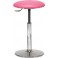 Tabouret sur socle chrome