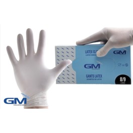 GANTS LATEX MICRO POUDRES T.S (6/7)