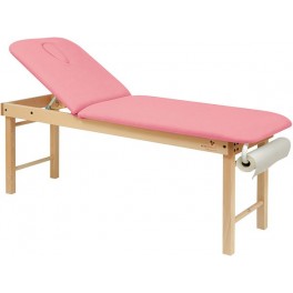 Table de massage fixe bois 2 plans C3122